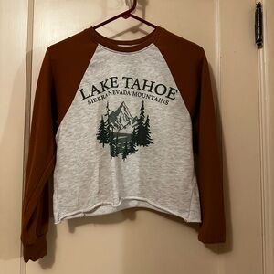 Lake Tahoe crop long sleeve